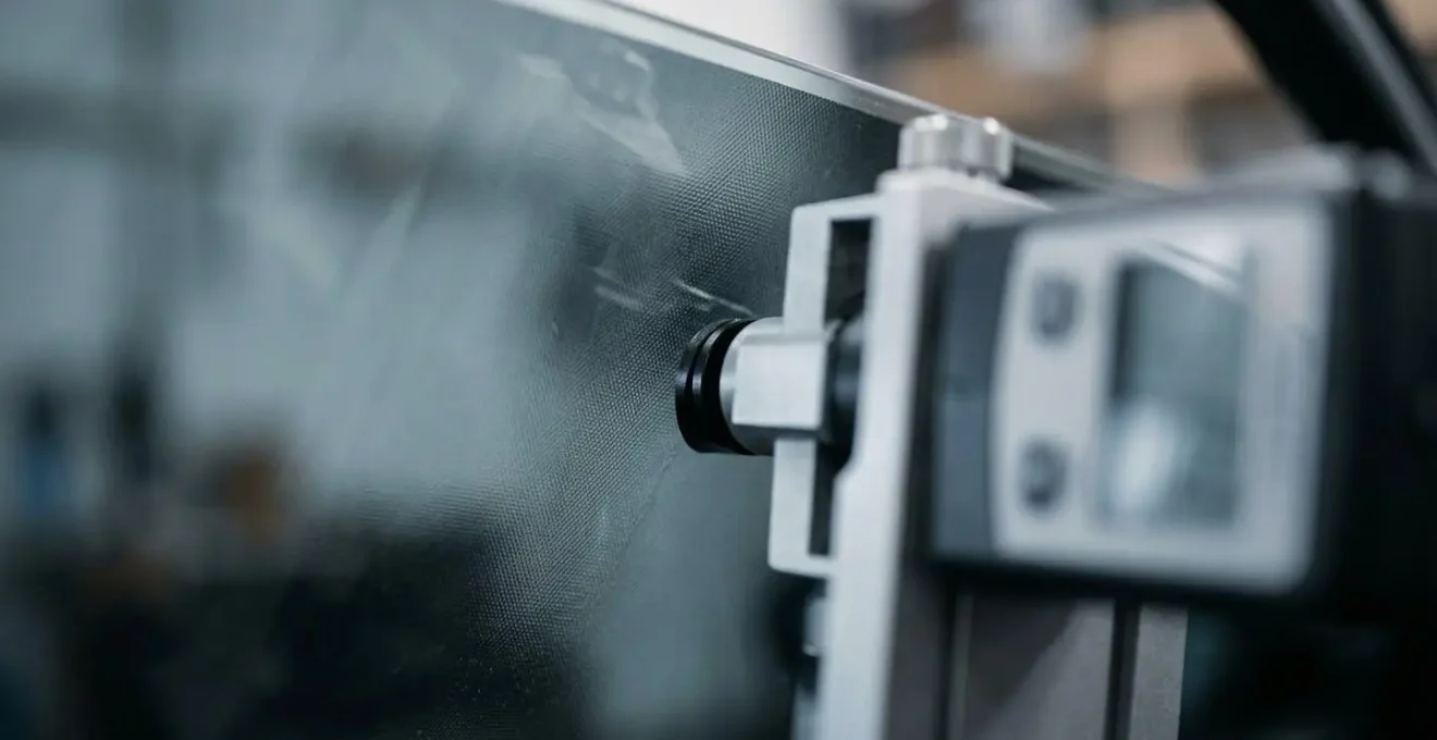 Mesure de la transparence d'une vitre automobile avec un opacimètre professionnel