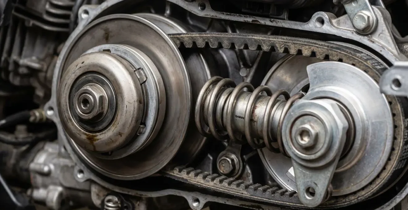 Gros plan technique sur un variateur de voiture sans permis lors d'une inspection